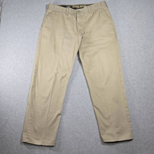 Lee Extreme Motion Straight Fit Tapered Leg Pants Chino Stretch 34x30