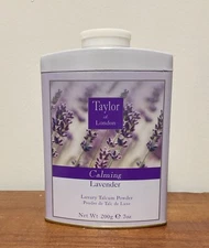 Taylor of London  Calming Lavender Talcum Powder 7oz Unopened