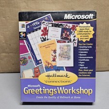 Microsoft Greetings Workshop Hallmark Connections CD-ROM SEALED 