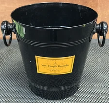 Veuve Clicquot Ponsardin France Metal Ice Bucket Black b-1