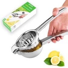 AFFOX PREMIUM LEMON SQUEEZER EXTRA LARGE JUICE EXTRACTOR - SILVER