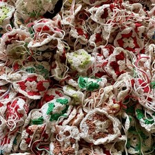 227 Bulk Crochet Granny Squares 1x1 Mix Bag 100 Cotton Projects DIY Crafting