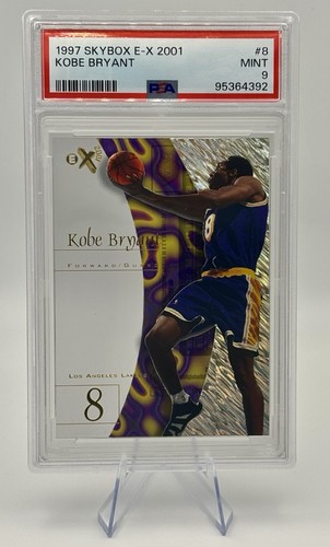 1997-98 E-X2001 #8 Kobe Bryant PSA 9.  2nd Year Lakers
