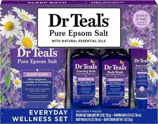 Dr Teal's Sleep Blend Gift Set 4 Piece Melatonin  Oil Blend