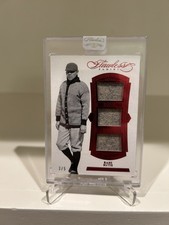 BABE RUTH 2017 GAME USED WORN JERSEY MATERIAL RELIC MEMORABILIA ENCASED 3/5 