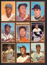 1962 TOPPS BASEBALL COMPLETE SET EX/EX-MT MANTLE BROCK PERRY 547350 (KYCARDS)