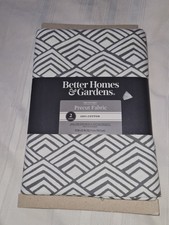 Better Homes Gardens 100 Cotton Classic GEO FAN GRAY 2 Yards Precut Fabric