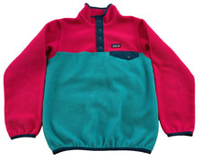 Patagonia Girls' Lightweight Synchilla Snap-T Fleece Pullover Jacket Size Large