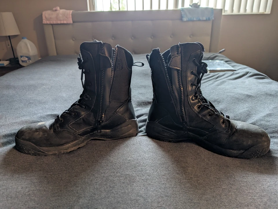 5.11 511 Botas de tormenta tácticas para hombre ATAC 2.0 8" 12391 negras EE. UU. 11.5 R utilitarias Foto 2 de 4