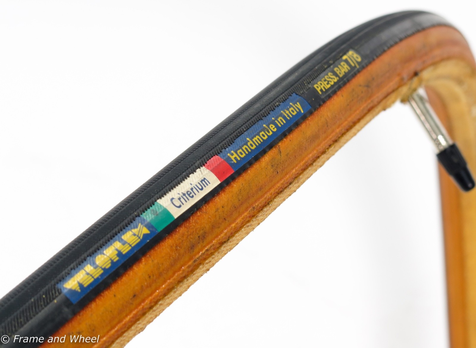 Veloflex Criterium tubular tire 28x20mm Eroica 8 Bar Black T