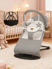 Portable Baby Bouncer Seat Rocking Chair for Infants Toddlers 0-18 Months