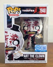 Funko Pop Terrifier 3 Art the Clown w/ Knife (Bloody) #1948 EE Excl w/ Protector