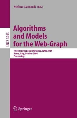 Algorithms and Models for the Web-Graph Stefano Leonardi