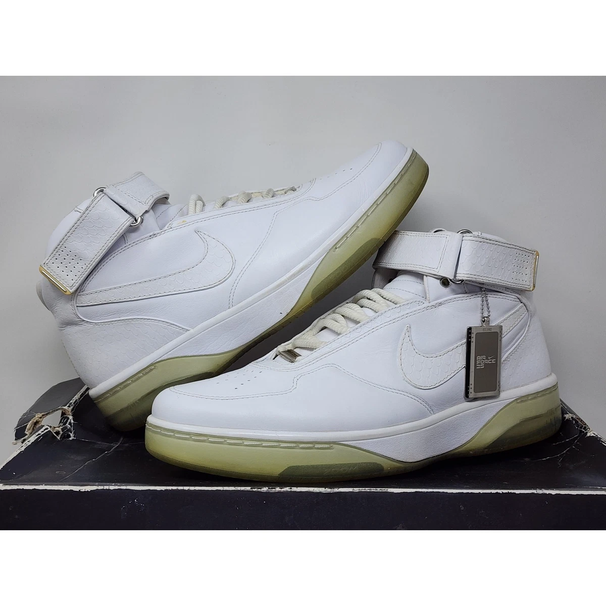 Nike Air Force 25 Supreme White Chrome for Sale | Authenticity