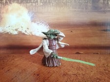 Star Wars Figur Yoda Hasbro - 2004 - 3,75" mit Lichtschwert - guter Zustand