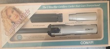 Extremely Rare Vtg Bonus Box Cordless Curling Iron Hot Brush . 3/4 Extra Cell