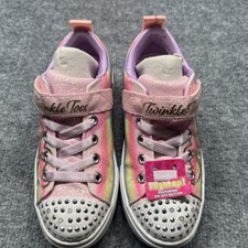 Skechers Kids Girls Twinkle Toes Ombre Love Sneakers