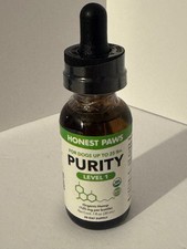 Honest Paws Hemp Oil for Dogs Natural Hemp Seed Oil and Calming Purity Drops