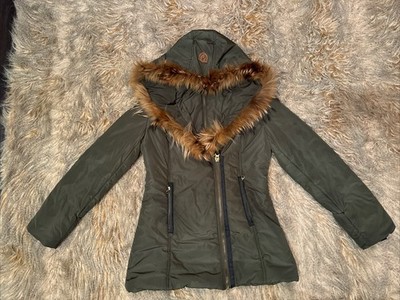 RICH COTTON diva Women s Olive Green jacket waterproof  Mackage Style Sz M