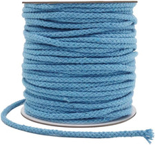 Tenn Well Braided Cotton Cord, 165 Feet 5Mm Wide Macrame Cotton Rope for Plant H