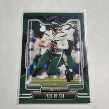 Zach Wilson 2021 Playbook Rookie Purple Parallel. Jets RC