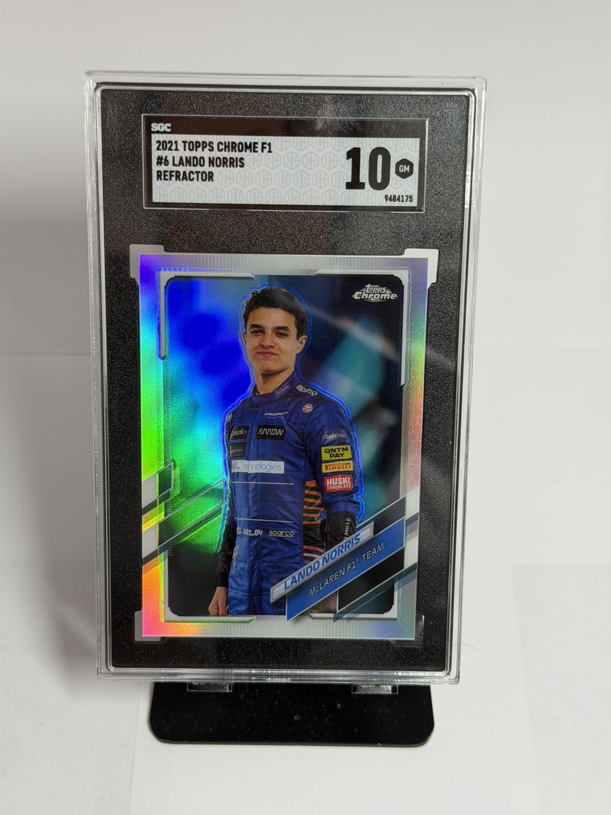 2021 Topps Chrome Formula 1 #6 Lando Norris  Refractor - SGC 10