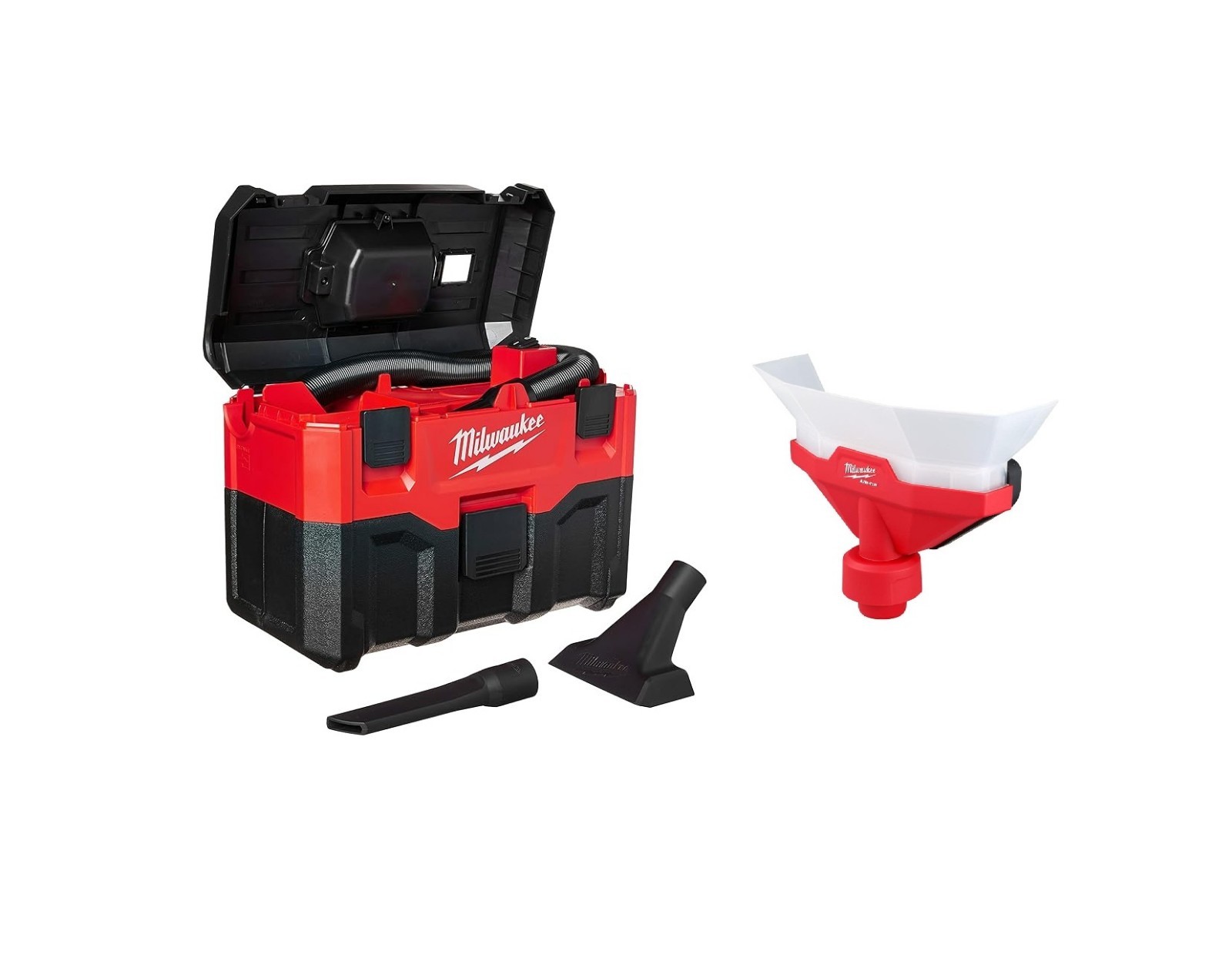 Milwaukee Vacuum Cleaner  M18 VC2-0 Wet & Dry + Air-Tip Shop Vac Dust Collector