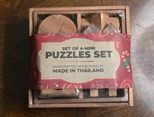 Wooden Puzzles in Wood Gift Box, Siam Mandala...