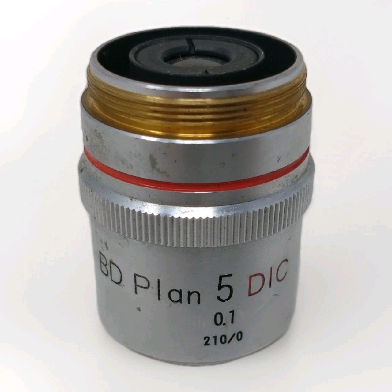 Nikon Microscope Objective BD Plan 5x / 0.1 DIC 210/0 Brightfield/Darkfield
