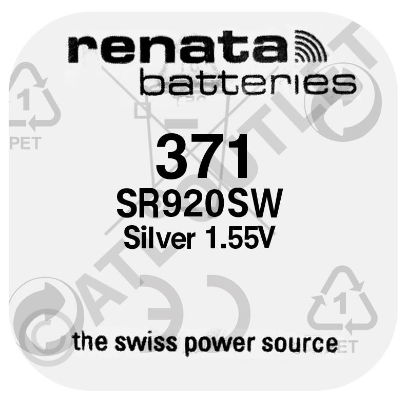 Batteria Renata 371: Specifiche E Analoghi - Foto 7