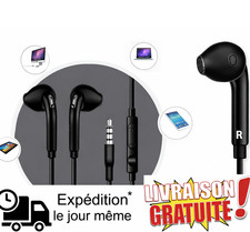 Écouteurs Filaires Haute Qualité Son Clair & Micro Intégré Expédition Rapide !