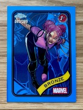 2025 Topps Chrome Marvel BRONZE Blue Refractor #190 /299 1st Appearance