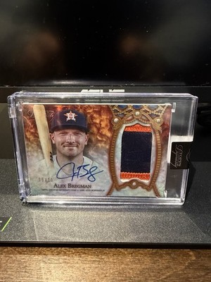 2022 Topps Dynasty - Autograph Patches Alex Bregman #DAP-AB6 /10 (AU, MEM)