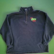 Grinch Christmas Sweater Movie Memorabilia Cast & Crew Vintage Sweatshirt XL