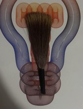 Je 1 Gamsbart? Hirschbart? ohne Hülse  Trachtenschmuck- Länge ca.11,5 - 12,5 cm