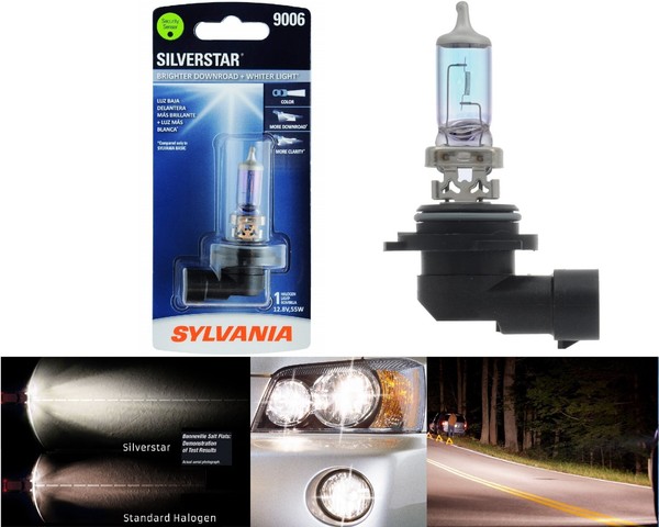 Sylvania Silverstar 9006 HB4 55W One Birne Kopf Licht Ersatz Upgrade Lampe-image