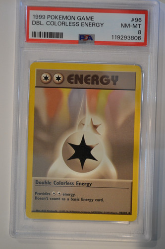 Double Colorless Energy graded PSA 8 for sale on eBay