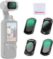 Moman Magnetic Filter Kit VND CPL Black Mist 1/4 UV For DJI Osmo Pocket 4/3