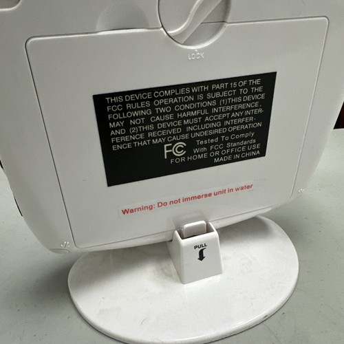 CURTIS Systems Shower CD Clock AM/FM Radio With Digital LCD Display & Mirror NOS - Picture 15 of 22