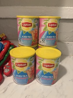 Lipton Iced Tea Mix, Raspberry, Makes 10 Quarts (Pack of 6), Free Shipping