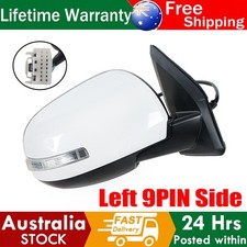 Left 9PIN Side Door Wing Mirror For Mitsubishi Outlander Sport ASX 2014-2019 AU