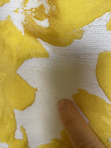 Next Dress Ladies Size 8 Yellow Jacquard Mini Tulip Occasion Wedding Guest - Picture 8 of 12