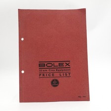 Paillard Bolex 16mm Cine Equipment May 1963 Price List