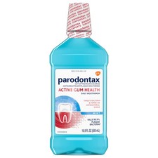 Parodontax Active Gum Health Mouthwash Antiplaque Mint Formula 16.9 Fl Oz