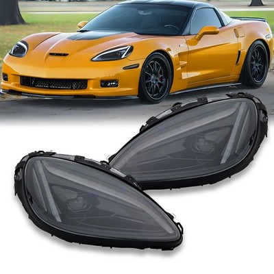 LED Scheinwerfer für 2005 2013 Chevrolet Chevy C6 Corvette Coupe  L+R