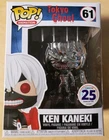 Funko Pop Animation Tokyo Ghoul Ken Kaneki Silver Chrome Funimation Exclusive
