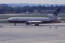 Dia McDonnell Douglas DC-10 British Airways London 1996 35mm gerahmt og&uuml;-Q11-45