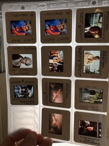 Lot Of 8 Film/movie Slides (Tom Cruise, Kurt Russell, John Markovich +) 