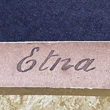 ETNA 6 ANTICHE FOTO PER VISORE STEREOSCOPICO EPOCA 800 CRATERE VULCANO