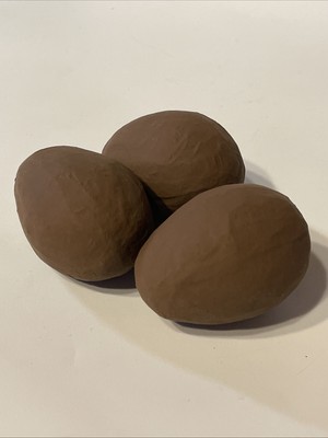 Easter Eggs  Chocolate  Custom Paint Chalk Painted Papier Mache